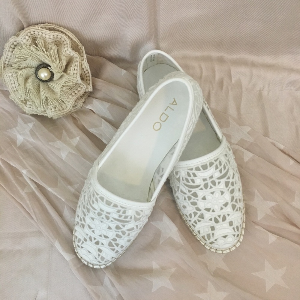 ALDO White Espadrilles